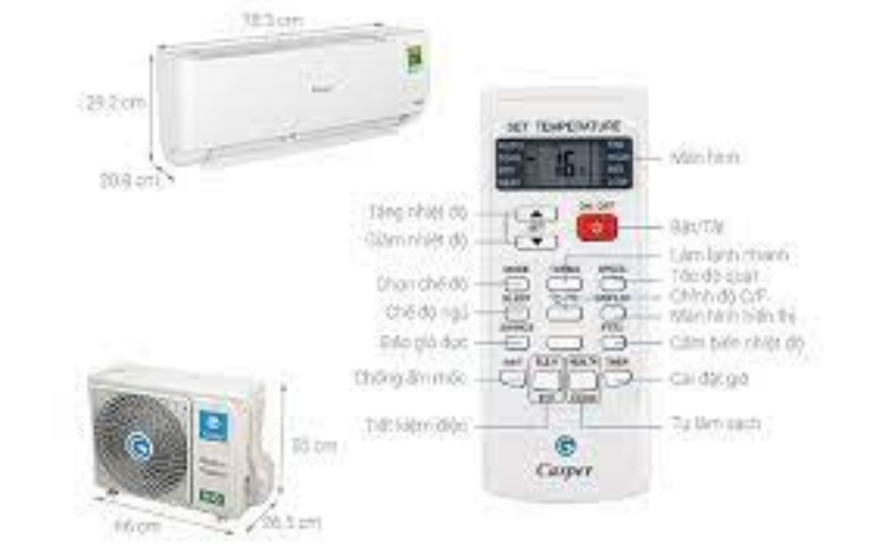 huong-dan-su-dung-remote-may-lanh-casper
